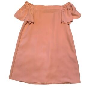 TopShop Pink Off The Shoulder Dress